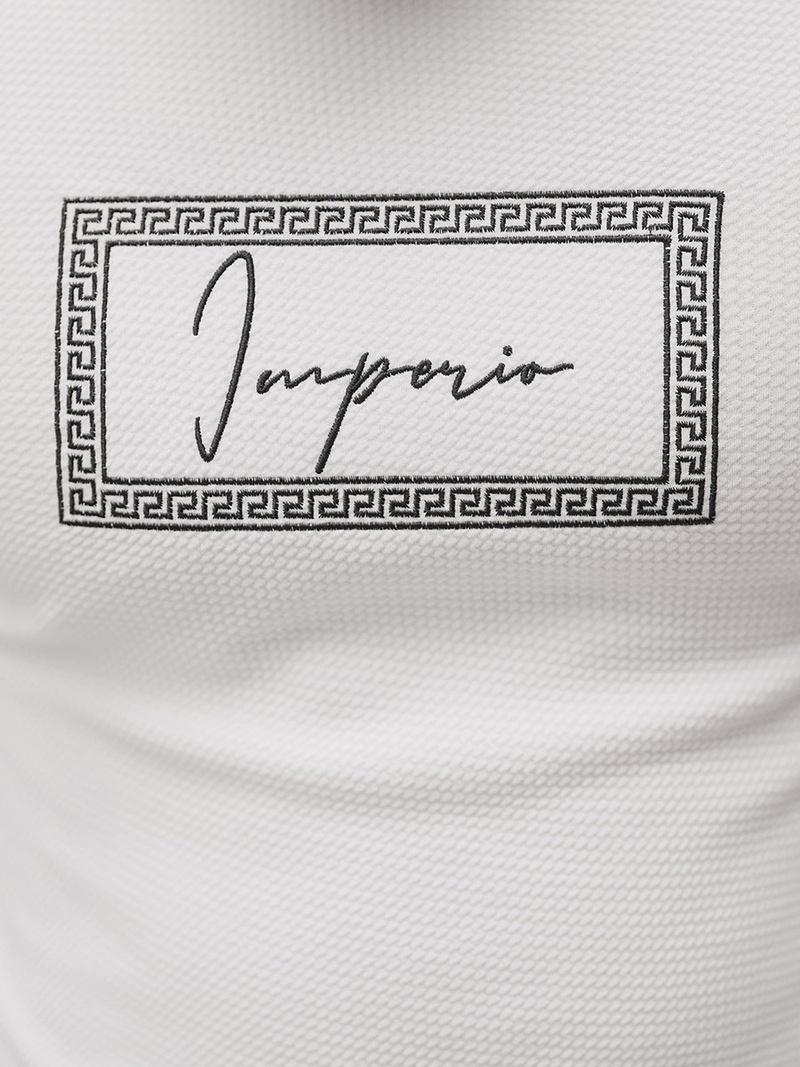 Pánská Mikina Bílá OZONEE O/D7192