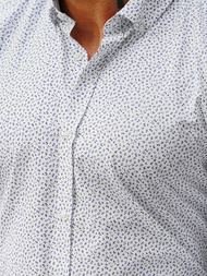 Pánská Košile Bílá/4 OZONEE O/CLS349