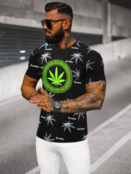 Pánské Tričko Černé OZONEE O/T139/3