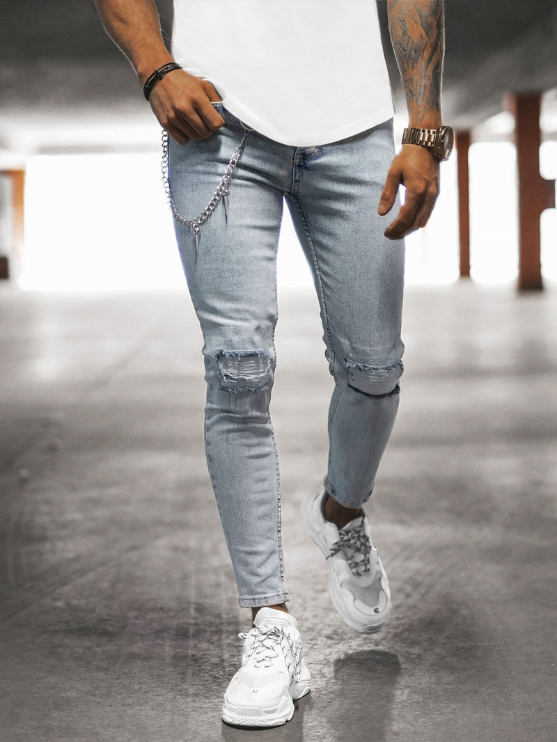 Pánské Džíny Světle-Modré OZONEE DP/175