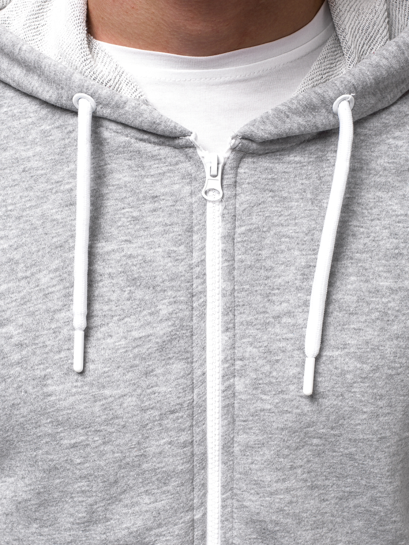 Pánská Mikina Šedé OZONEE A/1009Z