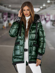 Dámská Bunda Zelené OZONEE JS/5M3188/238Z