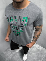 Pánské Tričko Grafitové OZONEE JS/KS2650