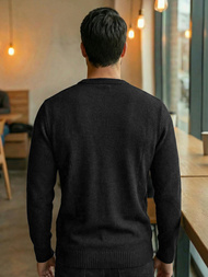 Pánský Svetr Černý OZONEE JS/59B3607/3