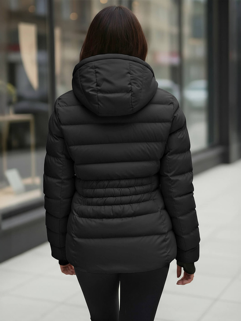 Dámská Bunda Černá OZONEE JS/M769/392