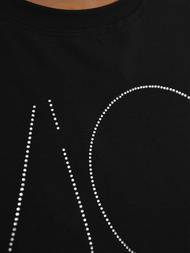 Dámské Tričko Černé OZONEE JS/YJ77841