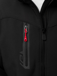 Pánská Bunda Softshell Černo-Červená OZONEE GE/12268