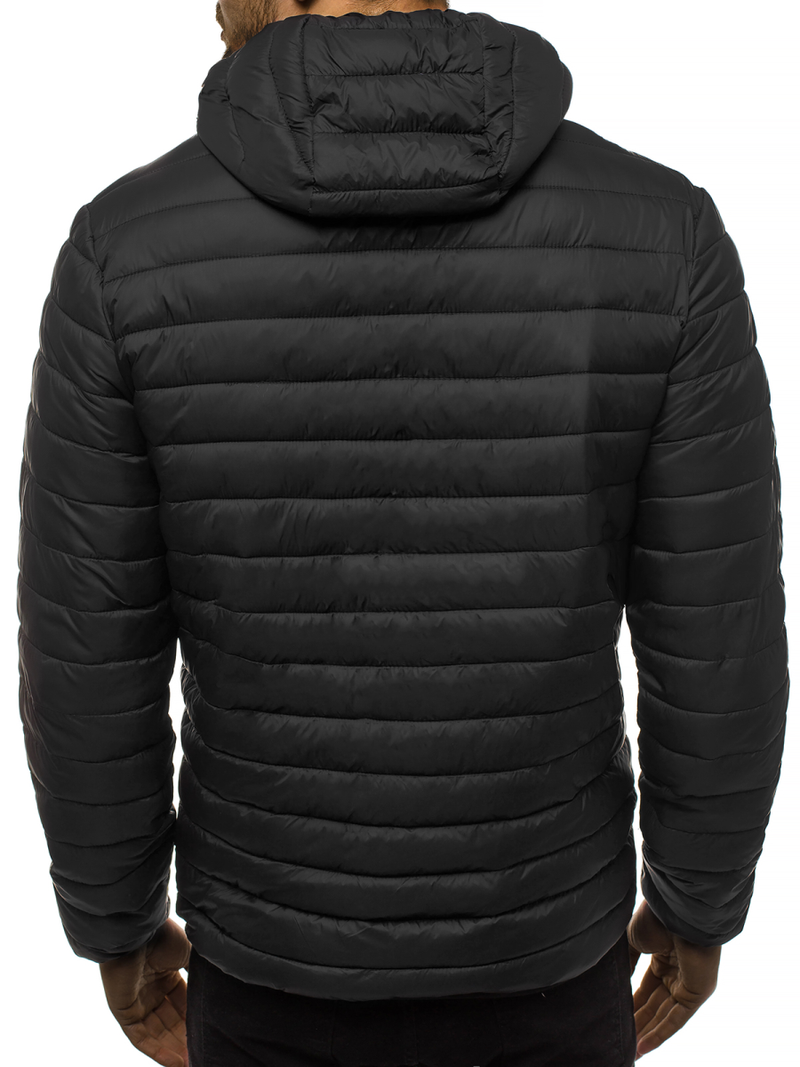 Pánská Bunda Černá OZONEE JS/LY35