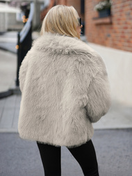 Dámská Bunda Šedo-Béžová OZONEE JS/61M8515/92