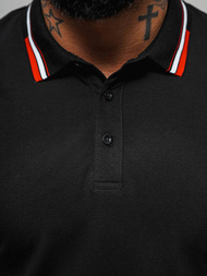 Pánské Polo Tričko Černé OZONEE O/DA736