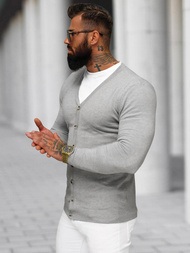 Pánský Svetr Šedý OZONEE NB/MM6006/2Z