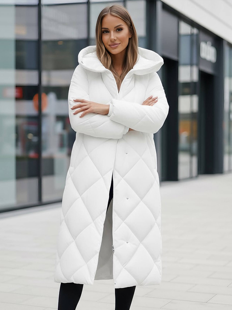 Dámská Bunda Bílá OZONEE JS/5M3173/281Z