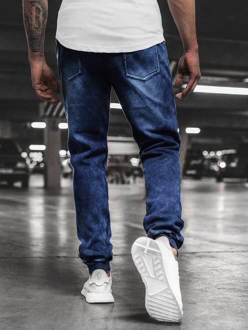 Pánské Kalhoty Jogger Modré OZONEE JS/KK1062