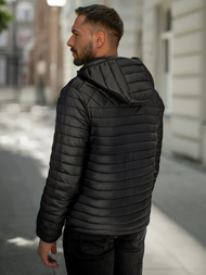 Pánská Bunda Černá OZONEE JS/16M9328/392B