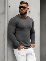 Pánský Svetr Grafitový OZONEE NB/MMB602/3Z