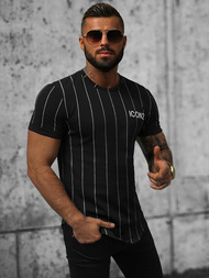 Pánské Tričko Černé OZONEE O/P1116