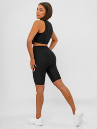 Krátké dámské legíny černé OZONEE JS/17K597/3