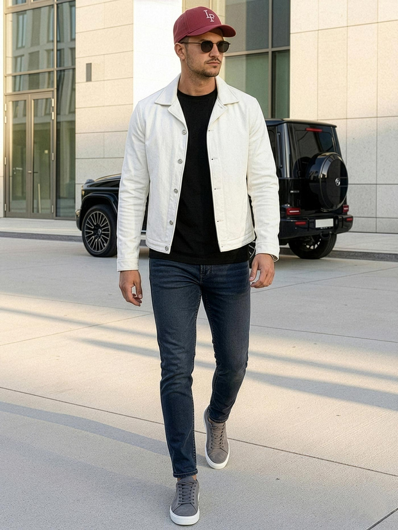 Pánské Džíny Tmavě-Modré OZONEE O/JK2895AZ