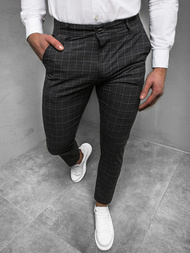 Pánské Chino Kalhoty Grafitové OZONEE DJ/5515