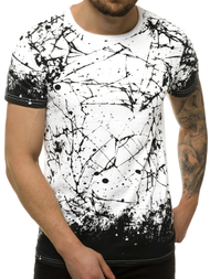 Pánské Tričko Bílé OZONEE JS/SS11019