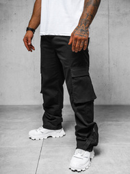 Pánské Kalhoty Černé OZONEE O/G3016Z