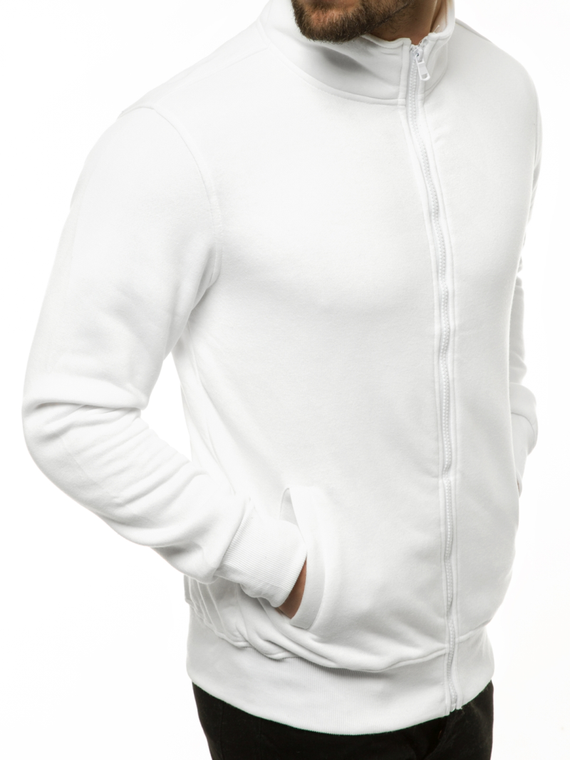 Pánská Mikina Bílá OZONEE JS/2002