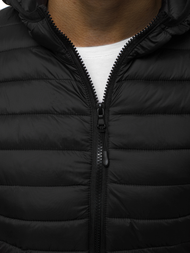 Pánská Bunda Černá OZONEE JS/LY35