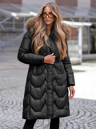 Dámská Zimní Bunda Černá OZONEE O/5M3229/392