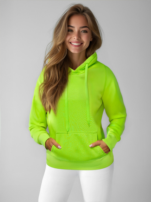 Dámská Mikina Zelená neon OZONEE JS/W02Z