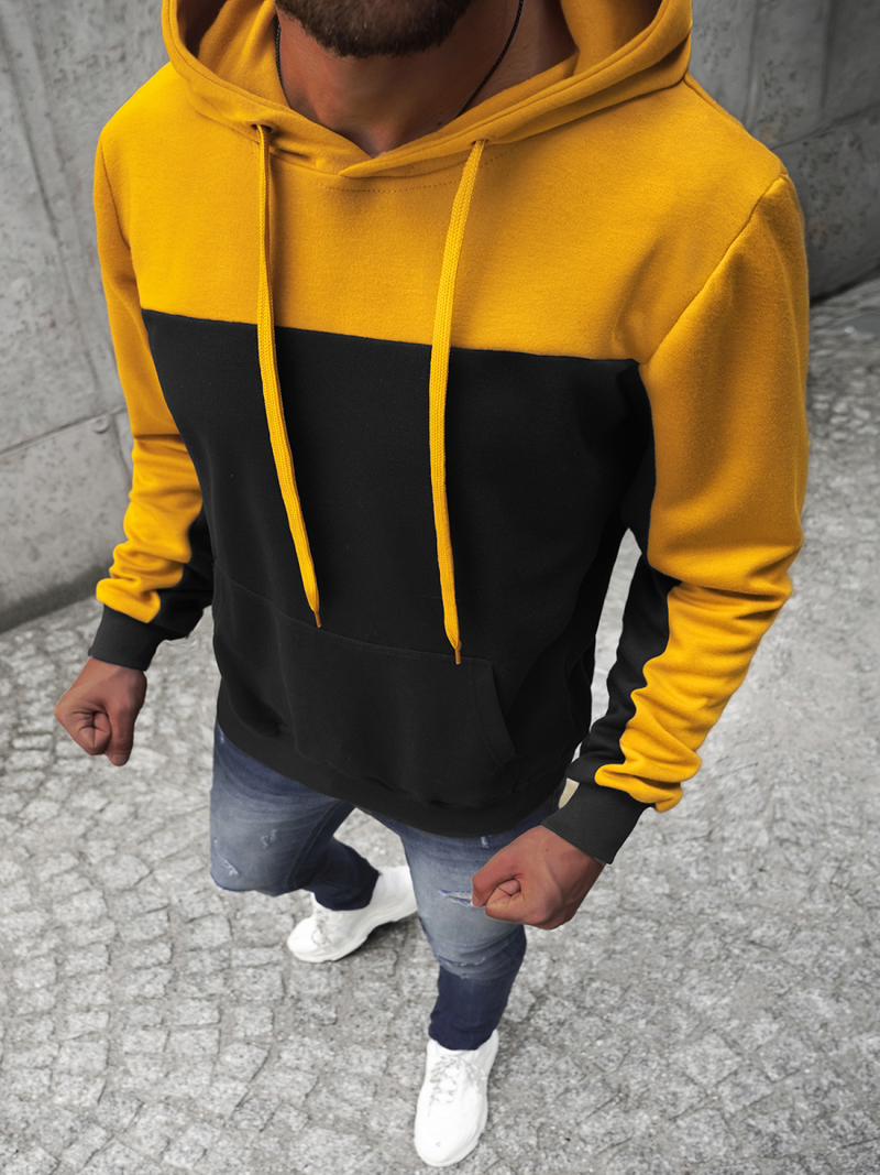 Pánská Mikina Černá OZONEE JS/JZ11058