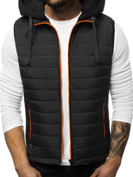 Pánská Vesta Černá OZONEE N/6102