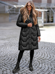 Dámská Zimní Bunda Černá OZONEE O/5M3229/392