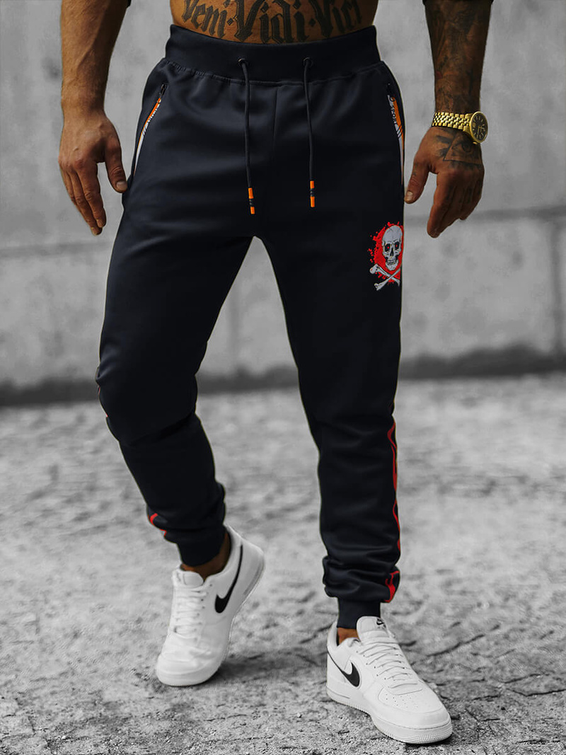 Pánské Tepláky Námořnické Modré OZONEE JS/K10237Z