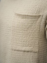 Pánské Tričko Béžový OZONEE O/Y960T