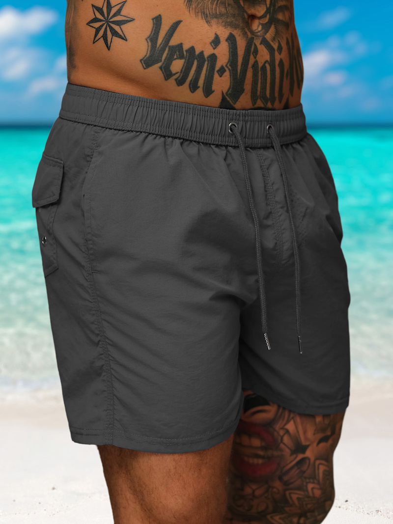 Pánské Koupací Šortky Grafitové OZONEE JS/XL018/5