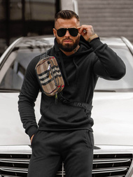 Pánská Tepláková Souprava Černá OZONEE JS/68C10381/3Z