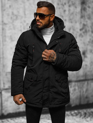 Pánská Zimní Bunda Černá OZONEE JS/5M718/392