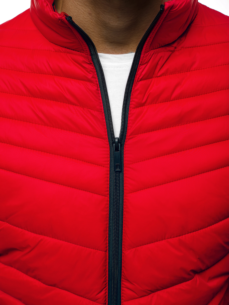 Pánská Bunda Červená OZONEE JB/JP1137