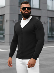 Pánský Svetr Černý OZONEE NB/MM6006/4Z