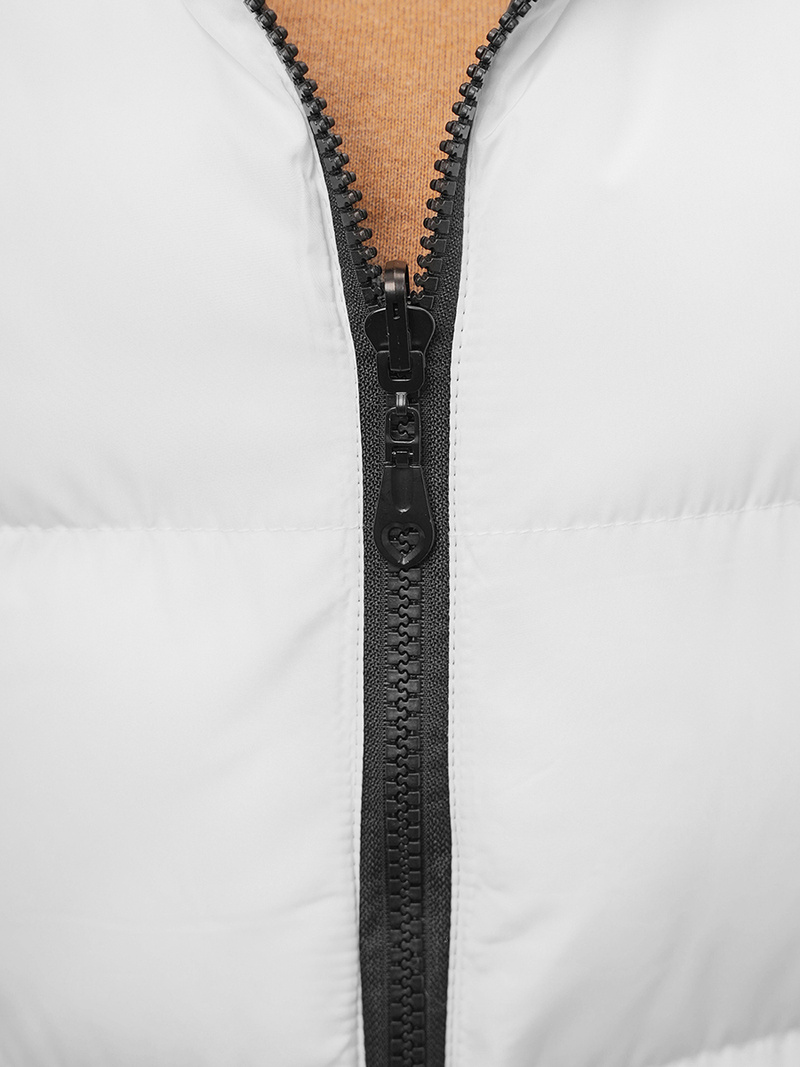 Dámská Vesta Oboustranná Bílá OZONEE JS/5M755/281