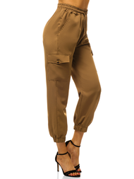Dámské jogger kalhoty Camelové OZONEE O/HM006