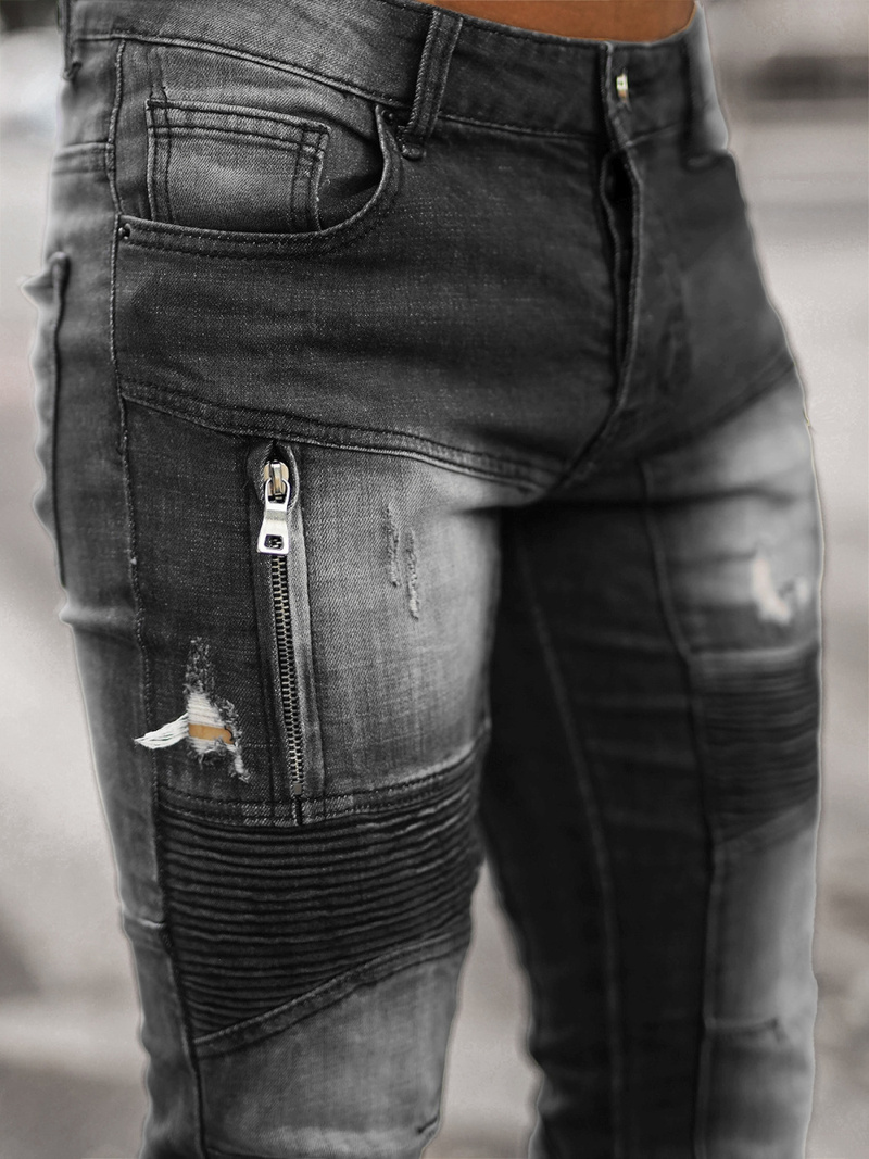 Pánské Džíny Černé OZONEE NB/MP0046NZ