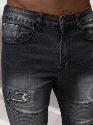 Pánské Džíny Černé OZONEE NB/MP0142N