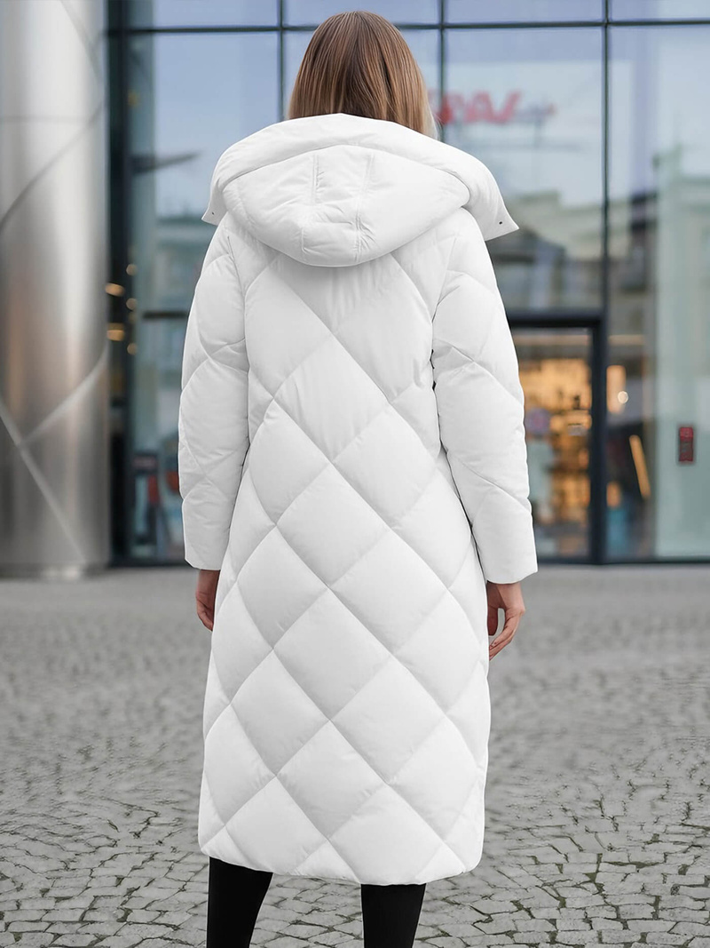 Dámská Bunda Bílá OZONEE JS/5M3173/281Z