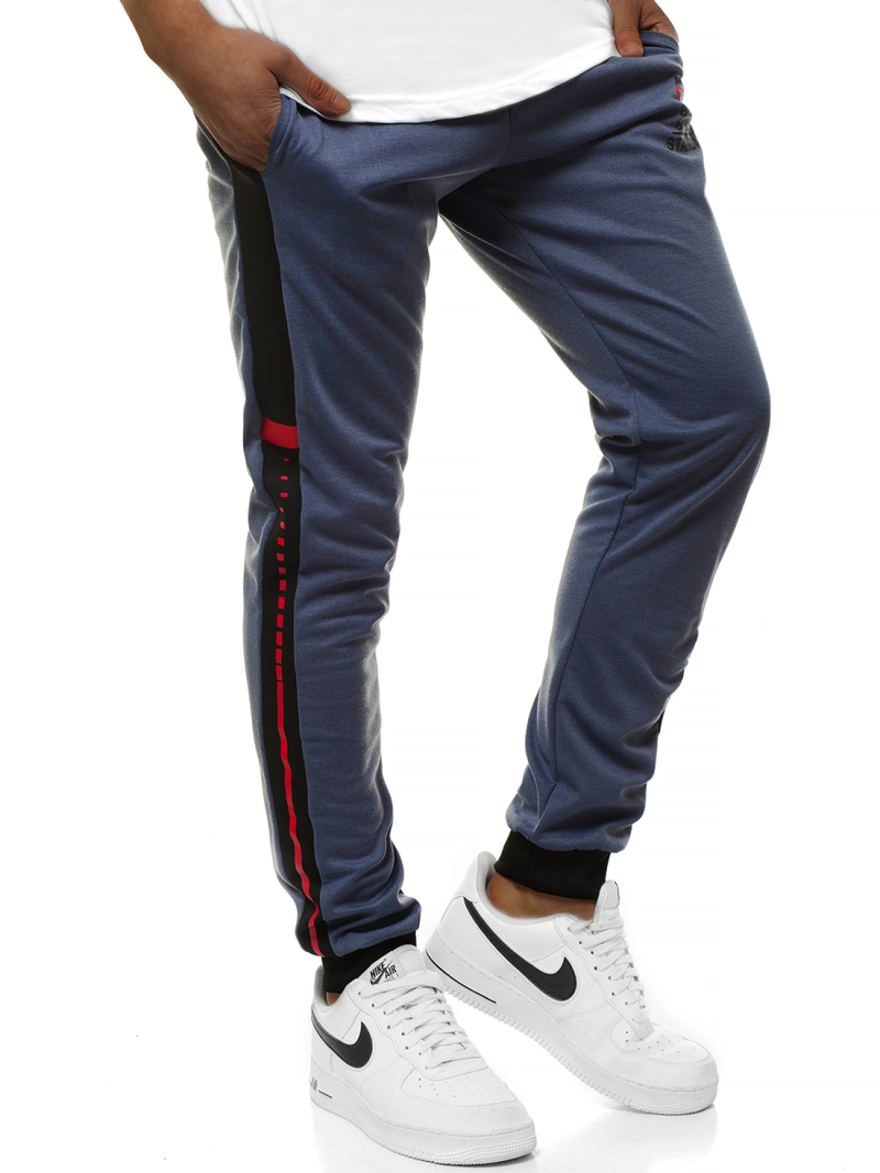 Pánské Tepláky Námořnické Modré OZONEE JS/AM100