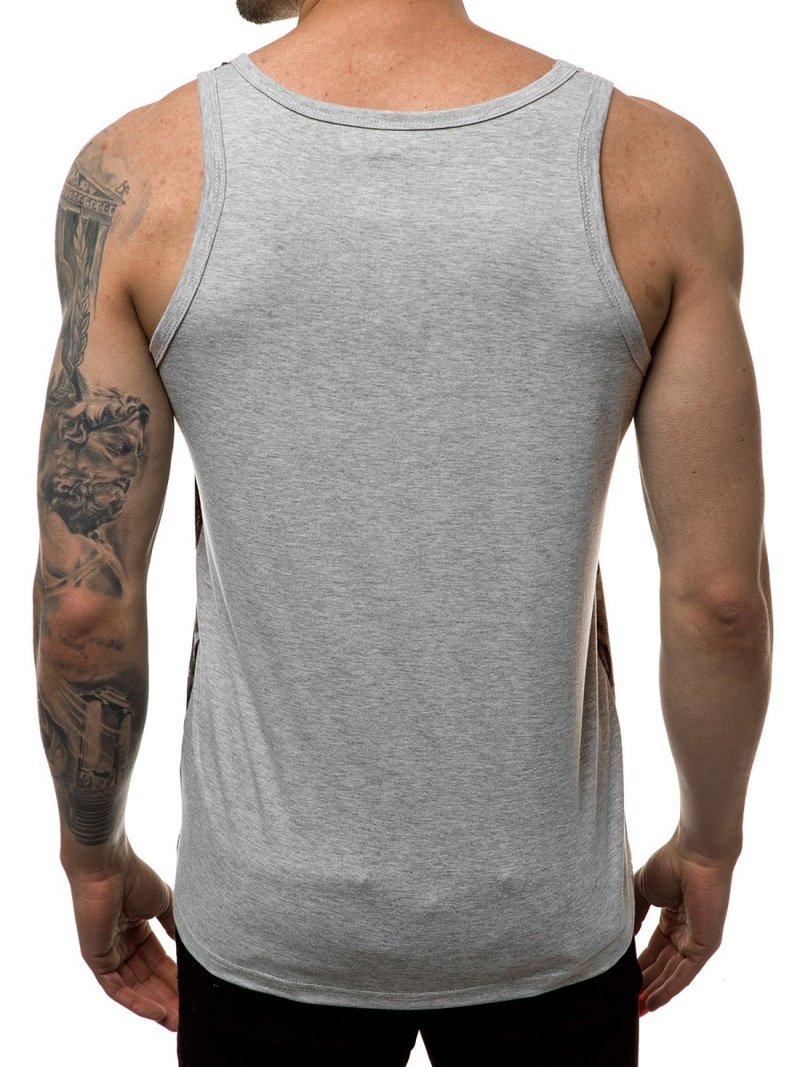 Pánské Tílko Šedé OZONEE JS/SS11033