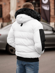 Pánská Zimní Bunda Bílá OZONEE O/M798Z