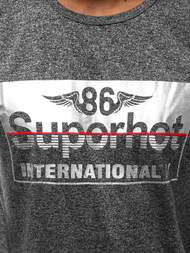 Pánské Tričko Černé OZONEE JS/KS2056Z