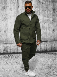 Pánská Bunda Khaki OZONEE O/G3035