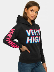 Dámská Mikina Černá OZONEE JS/B26012